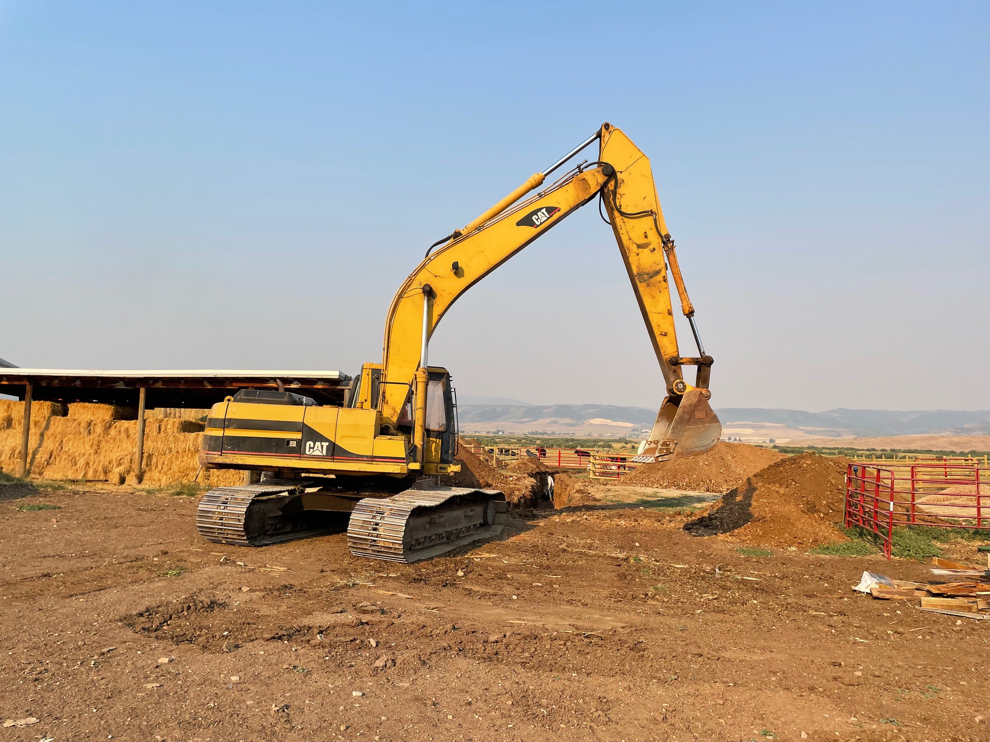 Construction work by Wyoming Peak